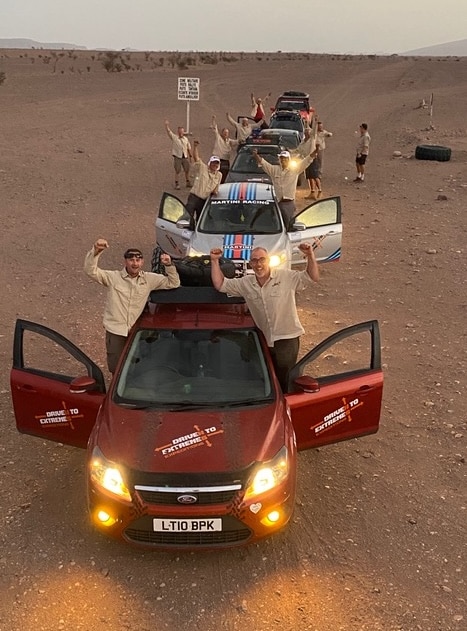 All smiles at the end of an epic adventure